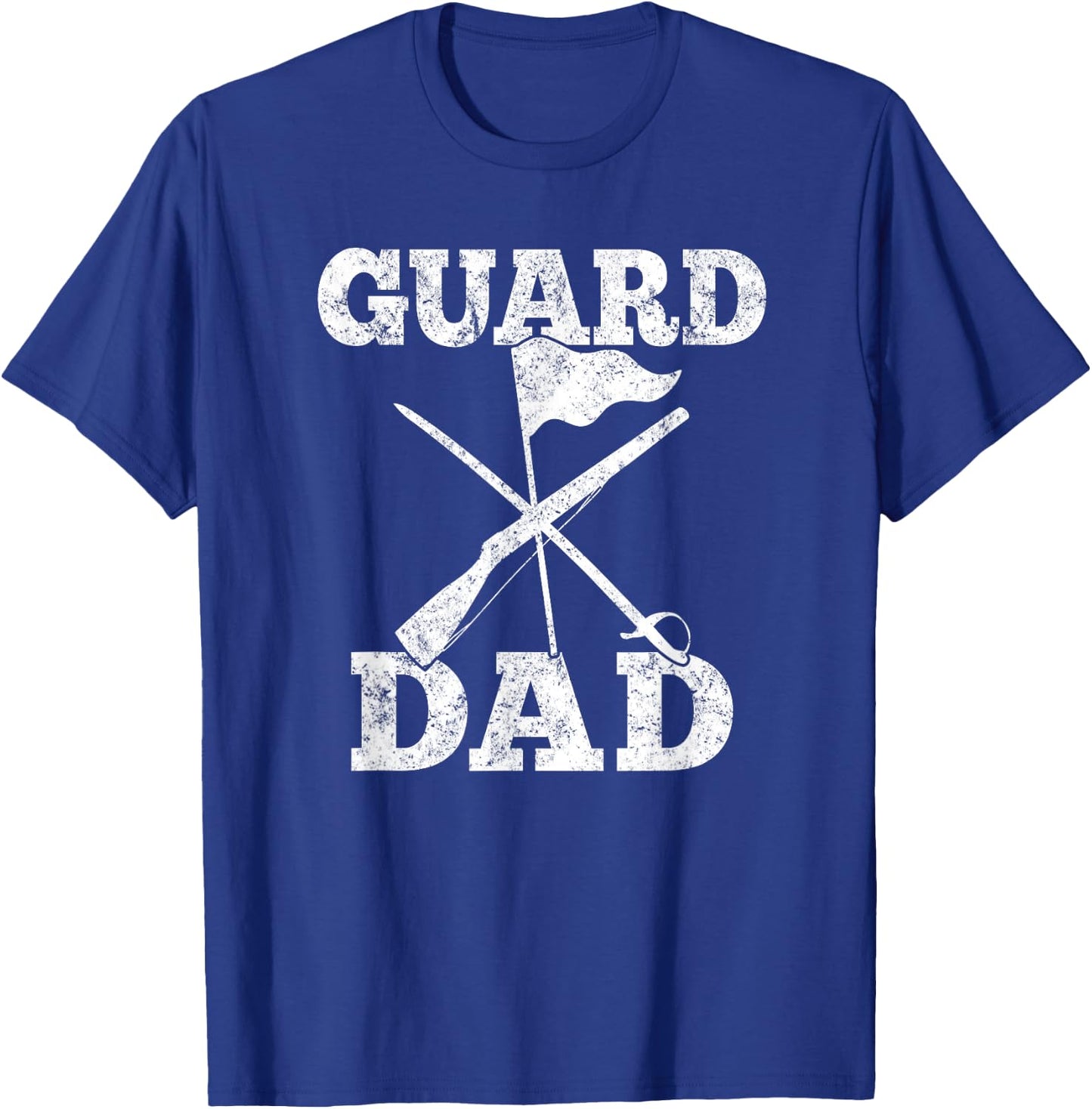 Color Guard Dad Shirt T-Shirt - T-Shirt | Royal