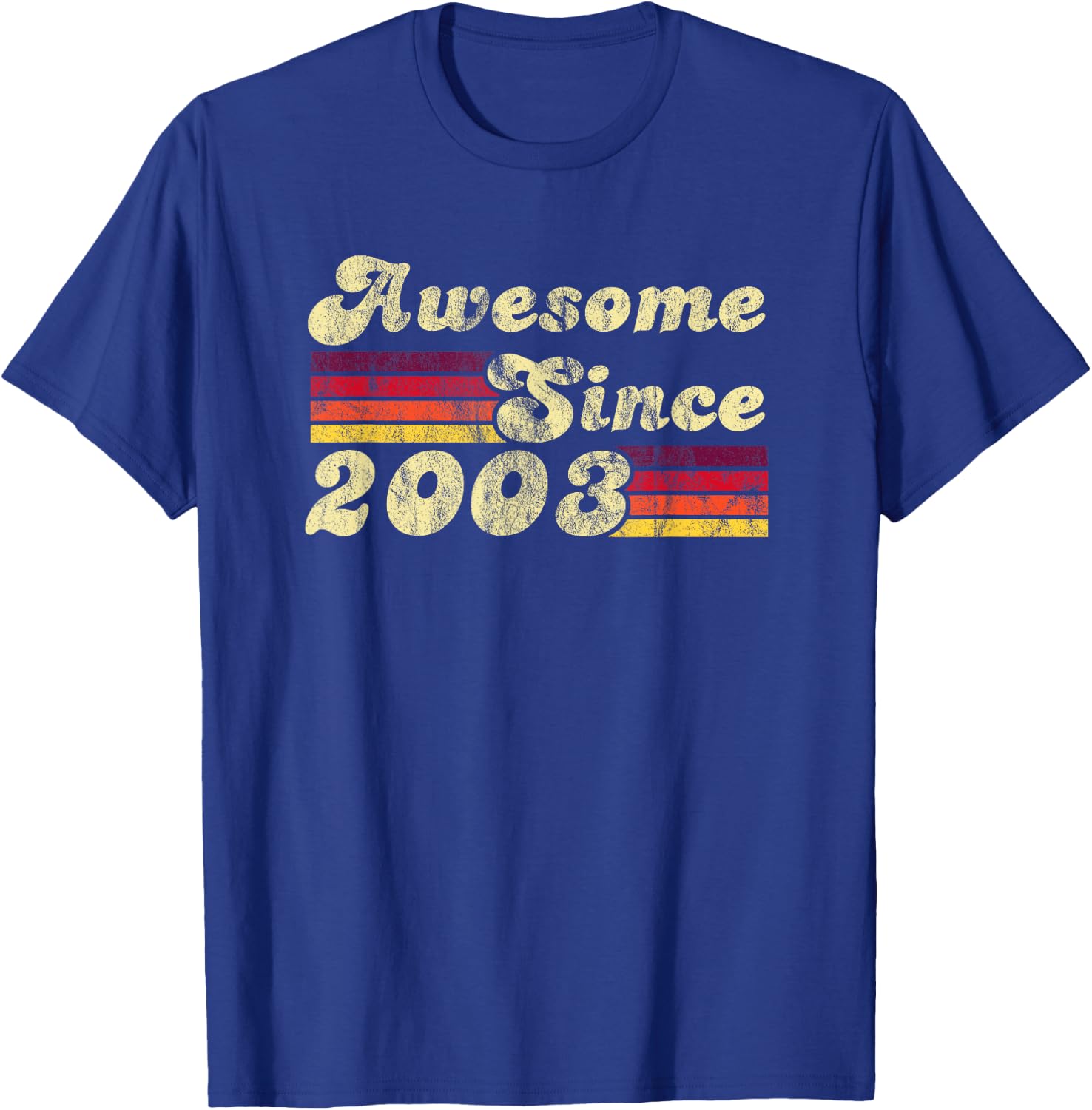Awesome Since 2003 Vintage Gifts T-Shirt - T-Shirt | Royal