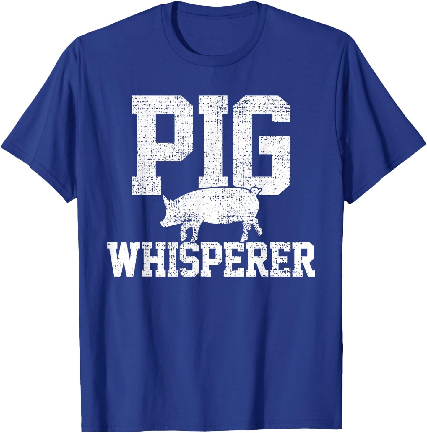 Pigs Whisperer Farmer Vintage Small T-Shirt - T-Shirt | Royal