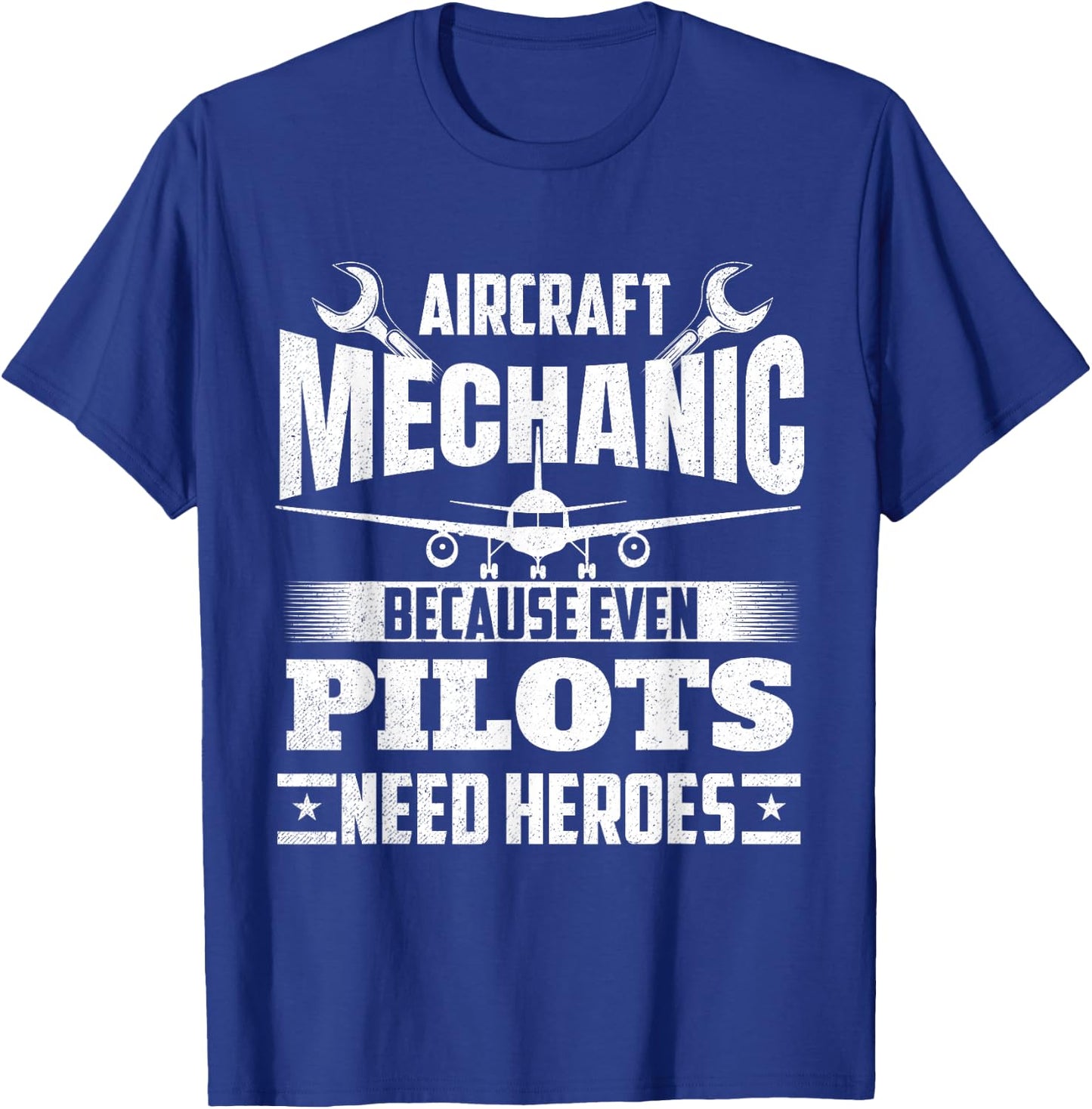 Aircraft Mechanic - Airplane Maintenance Engineer Aviation T-Shirt - T-Shirt | Royal