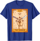 Funny Barber Hairstylist Barber Shop The Barber Tarot Card T-Shirt - T-Shirt | Royal