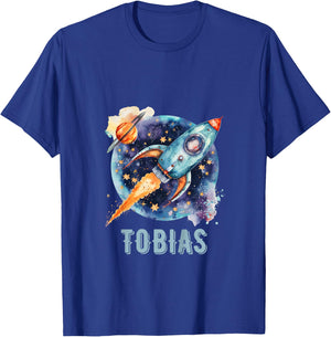 Kids TOBIAS Name Baby Boy Nursery Room Theme Decor Gifts T-Shirt - T-Shirt | Royal