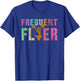 FREQUENT FLYER Club Cheerleading Team Cheerleader Squad T-Shirt - T-Shirt | Royal