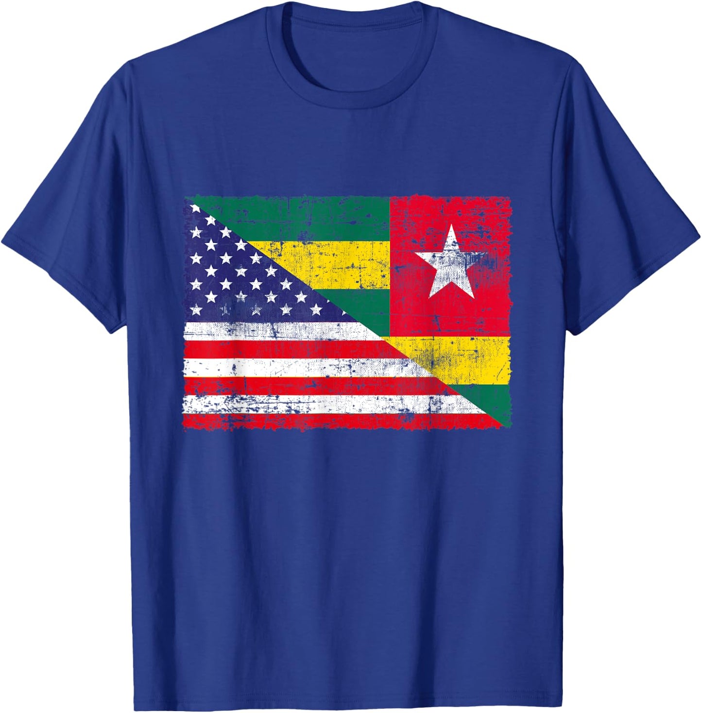 Retro Patriotic USA American Flag Togo Flag Kids Men T-Shirt - T-Shirt | Royal