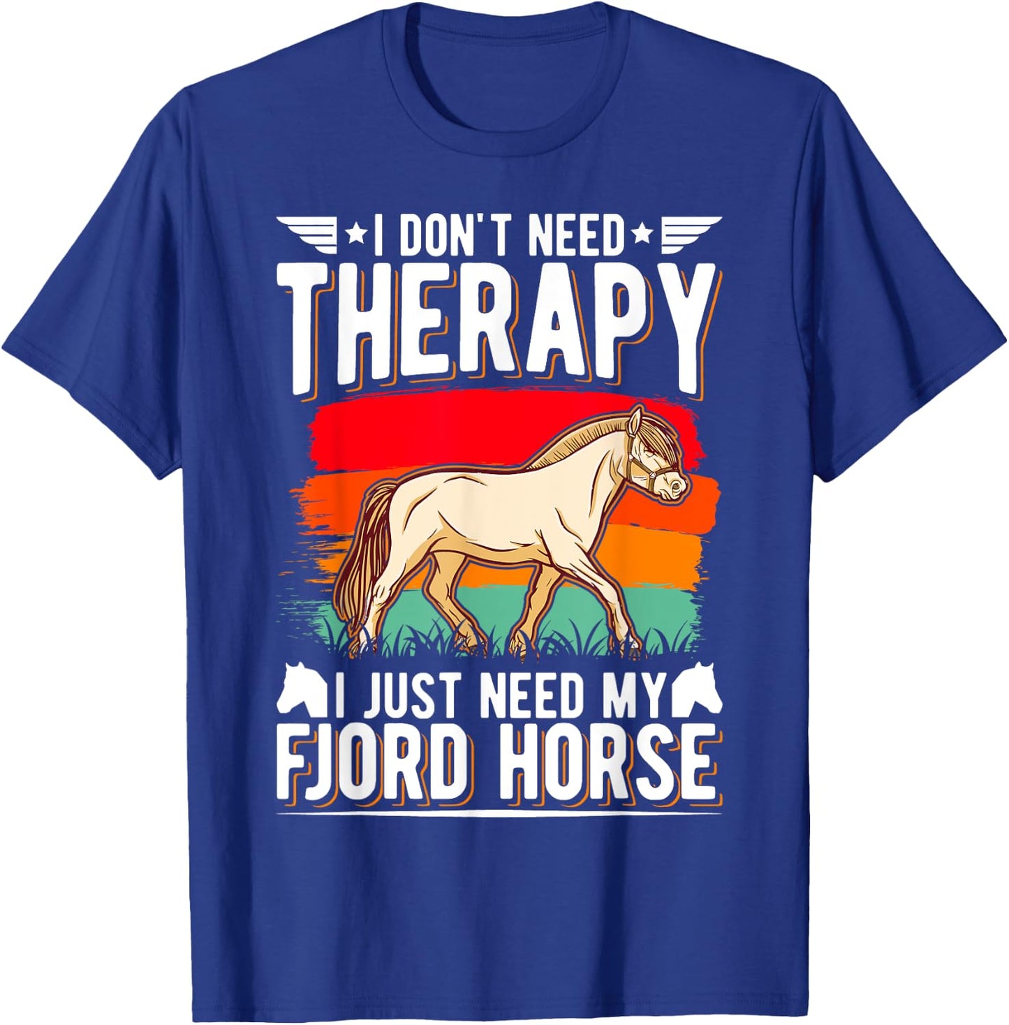Fjord Horse Therapy Fjordi T-Shirt - T-Shirt | Royal