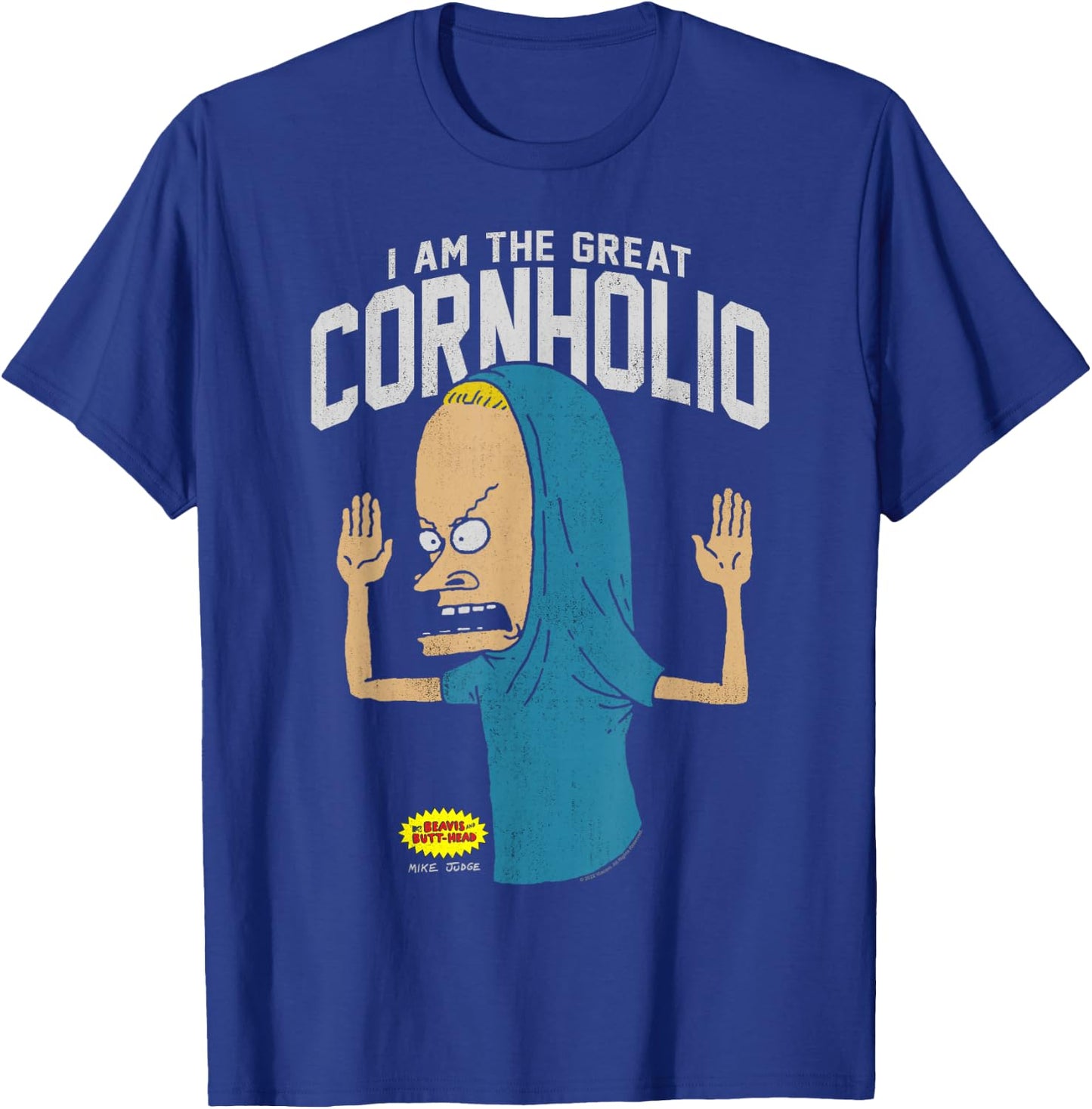 Beavis and Butt-Head I Am The Great Cornholio Small T-Shirt - T-Shirt | Royal