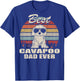 Best Cavapoo Dad Ever Vintage Retro Dog Dad On Back Men T-Shirt - T-Shirt | Royal