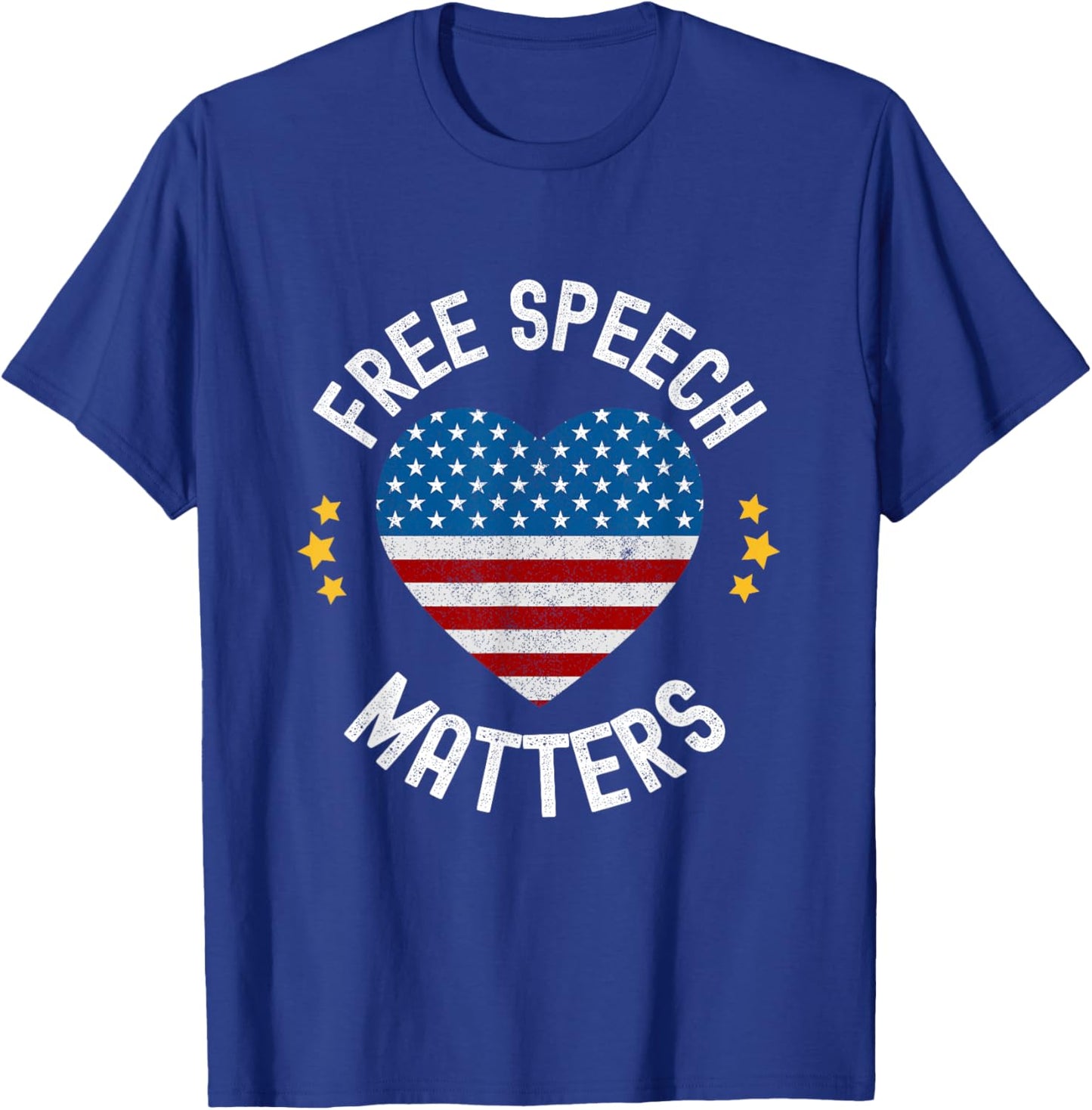 Free Speech Matters T-Shirt - T-Shirt | Royal