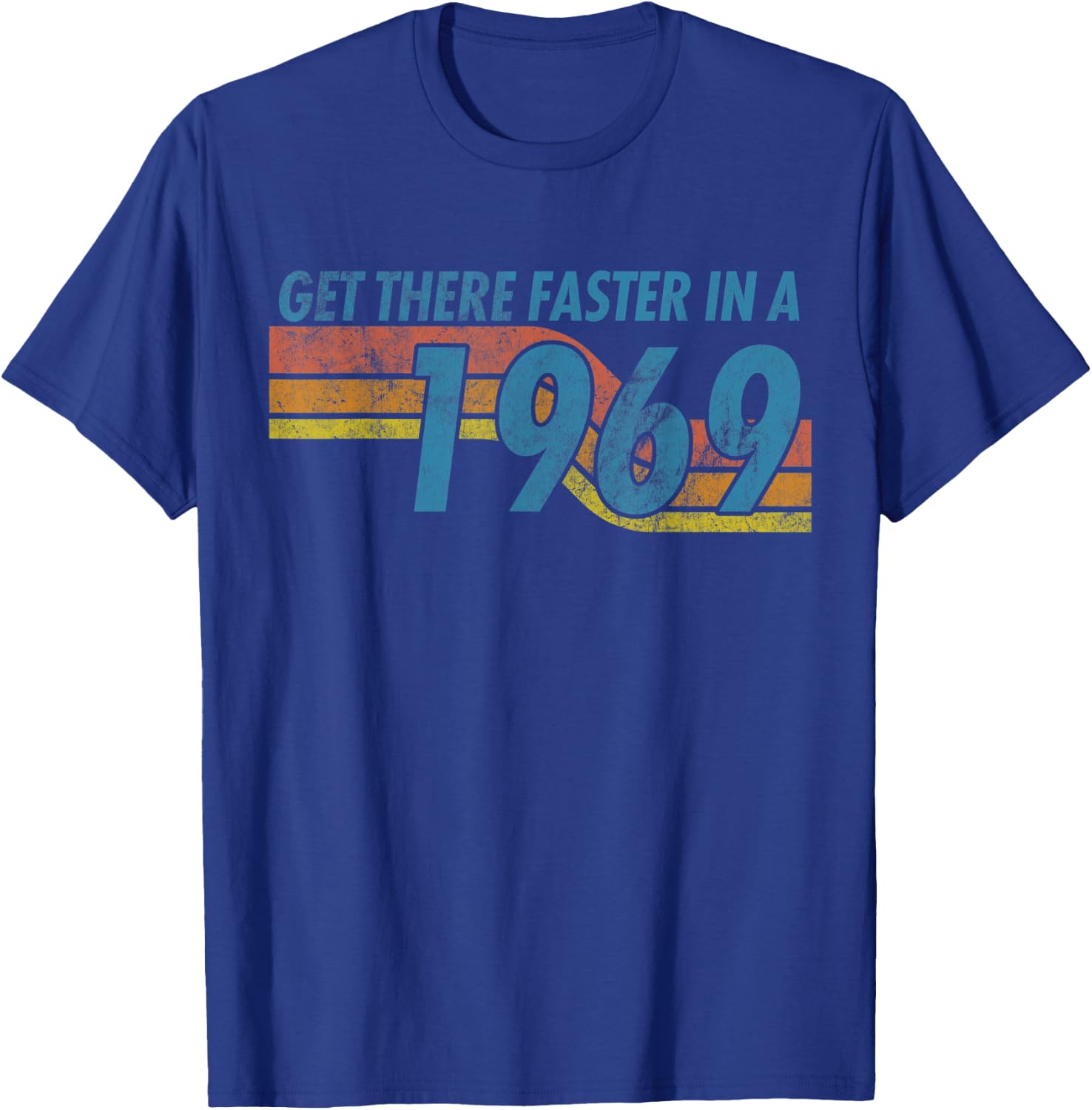 1969 Vintage Classic Muscle Retro Car Truck Sports Race Guy T-Shirt - T-Shirt | Royal