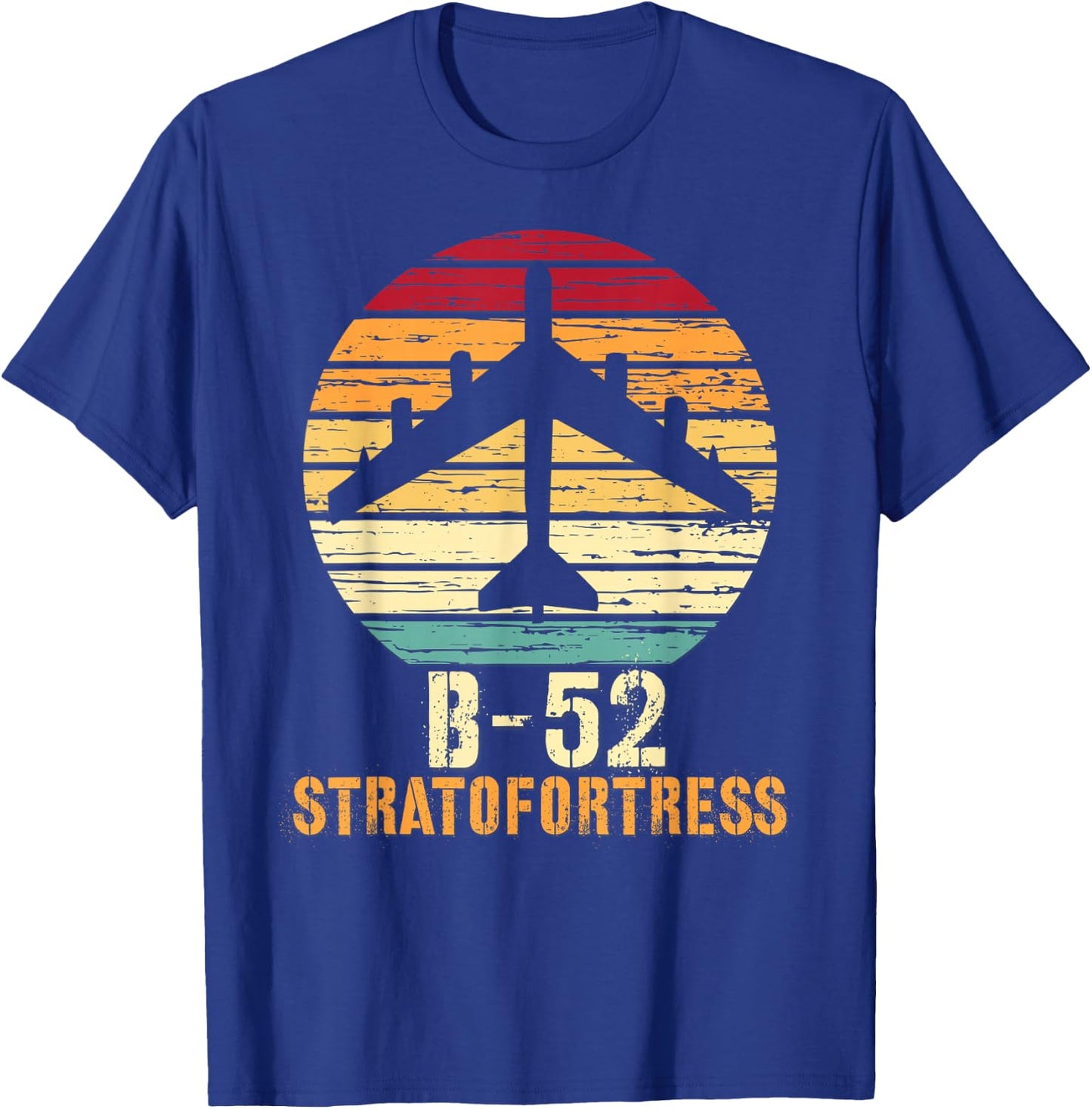 Vintage B-52 Stratofortress Aviation Shirt T-Shirt - T-Shirt | Royal