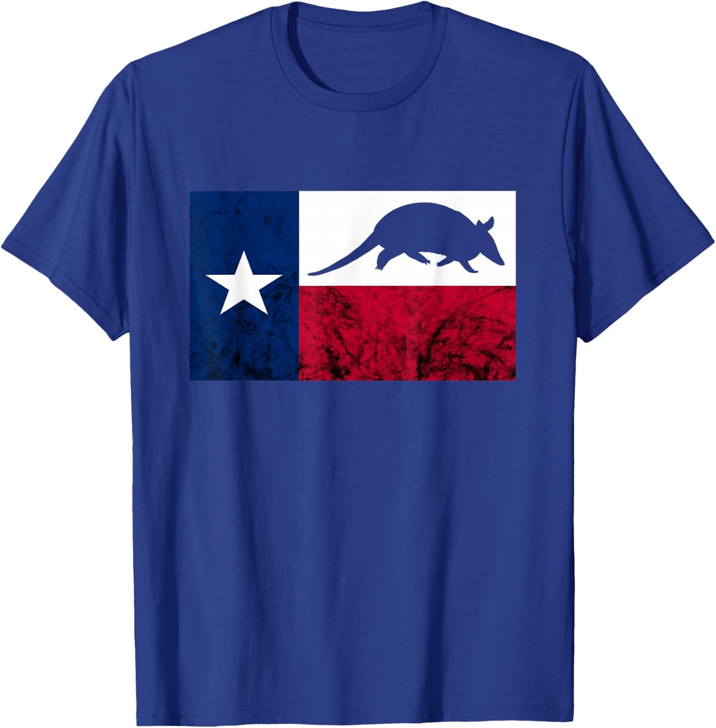 Armadillo Cowboy Texas Flag Armadillo Texan Forest Animal T-Shirt - T-Shirt | Royal