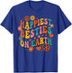 Happiest Besties On Earth Summer Beach Girls Trip Squad T-Shirt - T-Shirt | Royal