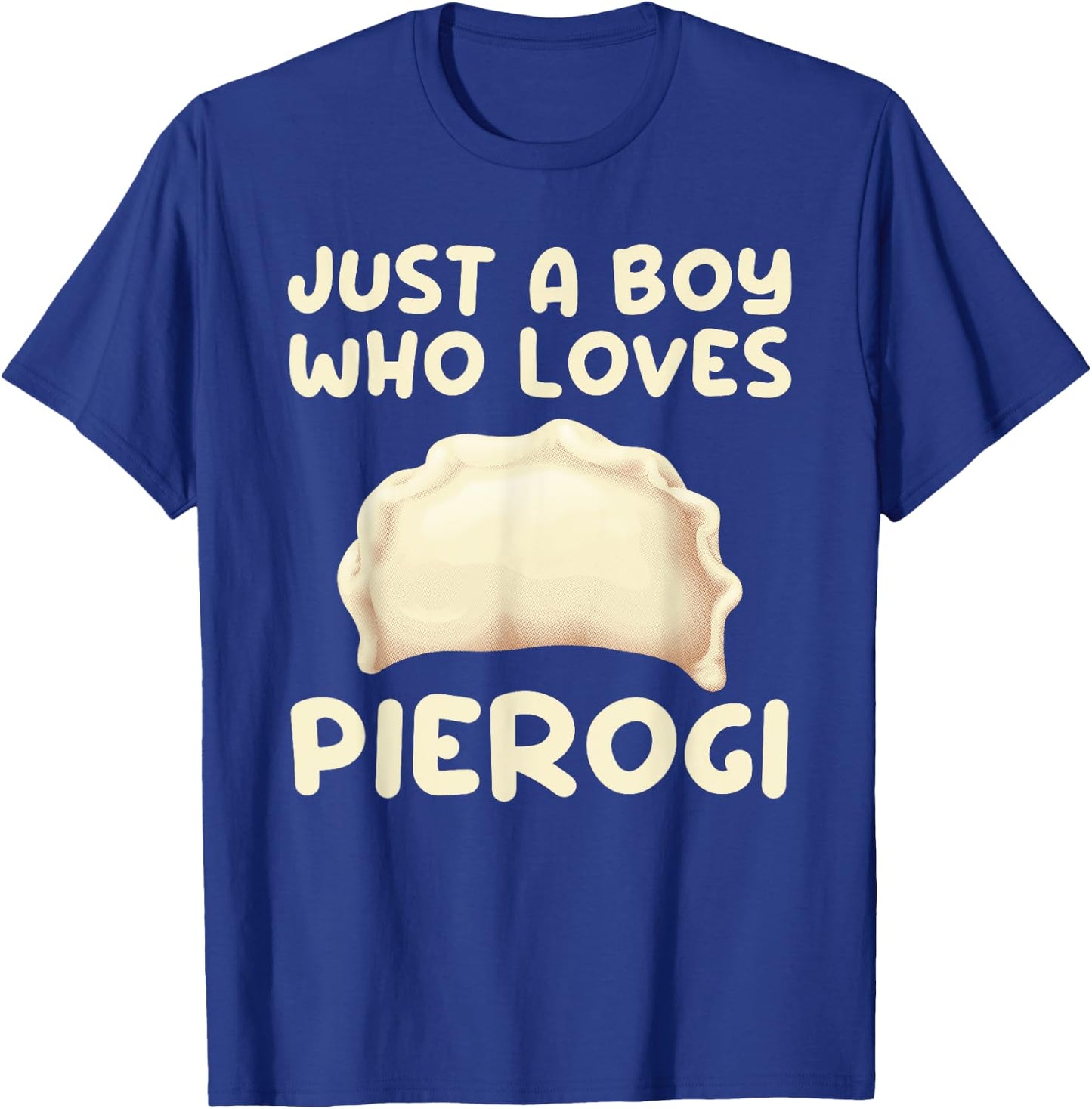 Cool Pierogi Art For Boys Men Kids Pierogi Dumpling Food T-Shirt - T-Shirt | Royal