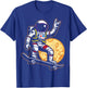 Astronaut Skateboard Rock Hand Space Rocker Men Boys Kids T-Shirt - T-Shirt | Royal