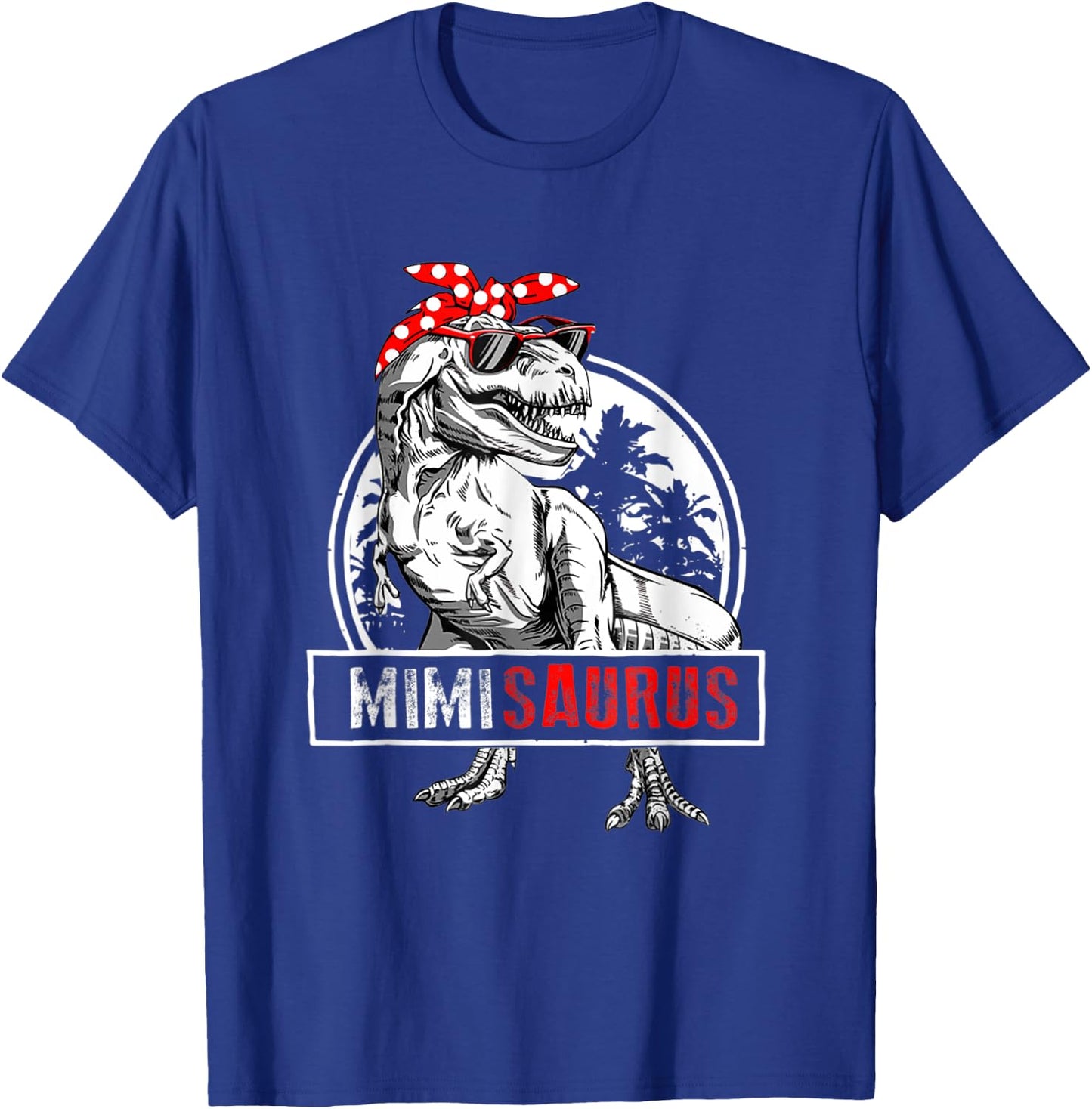 Mimisaurus T Rex Dinosaur Mimi Saurus Mother's Day T-Shirt - T-Shirt | Royal