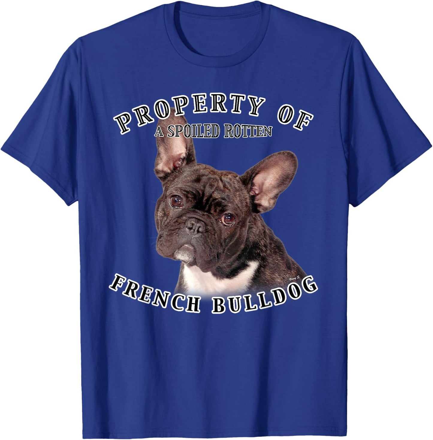 French Bulldog Brindle Owner Funny French Bulldog T-Shirt - T-Shirt | Royal