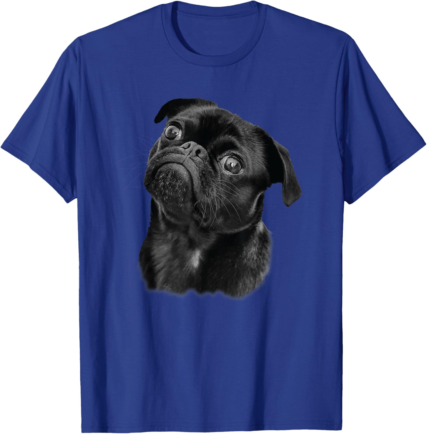 Pug Shirt for Dog Mom Dad Funny Cute Black Pug T-Shirt - T-Shirt | Royal