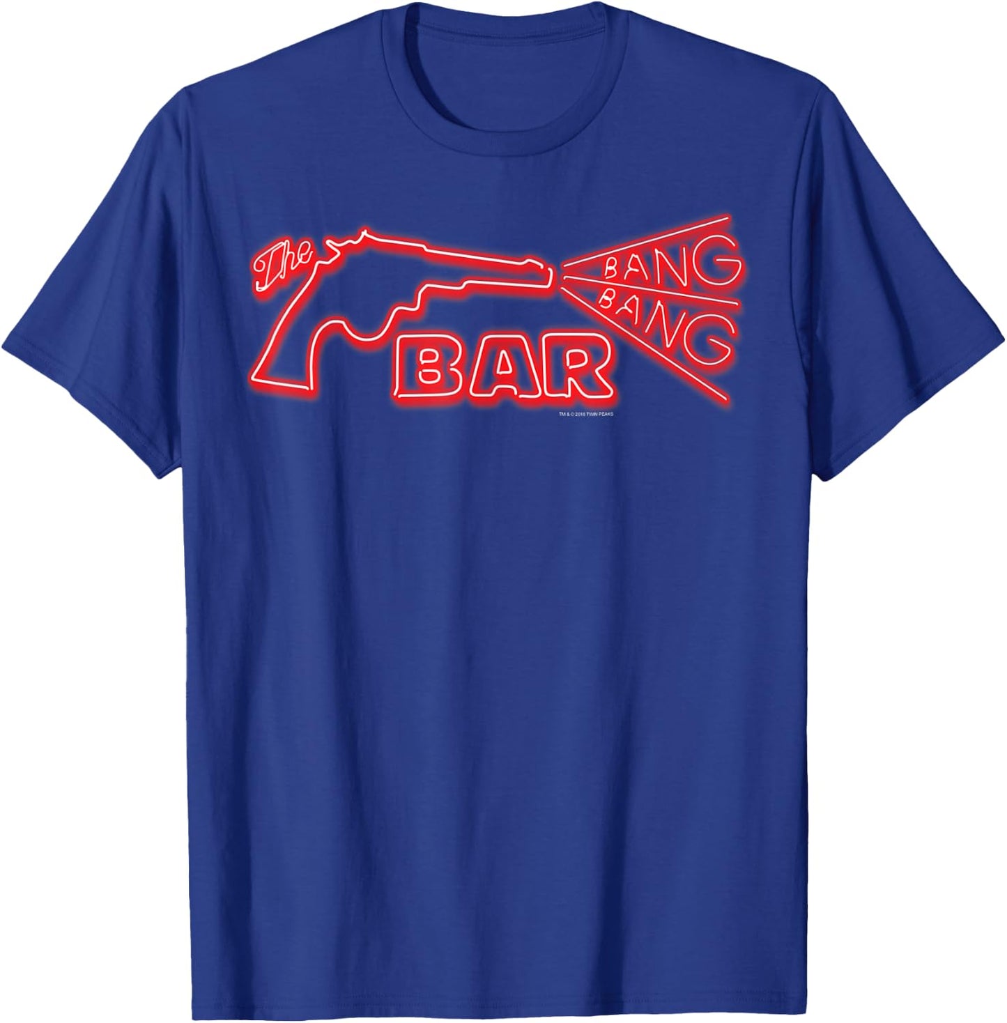 Twin Peaks The Bang Bang Bar Neon Sign Graphic T-Shirt - T-Shirt | Royal