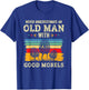 Funny Old Man Dad Morel Mushroom Hunting Grandpa Shrooming T-Shirt - T-Shirt | Royal