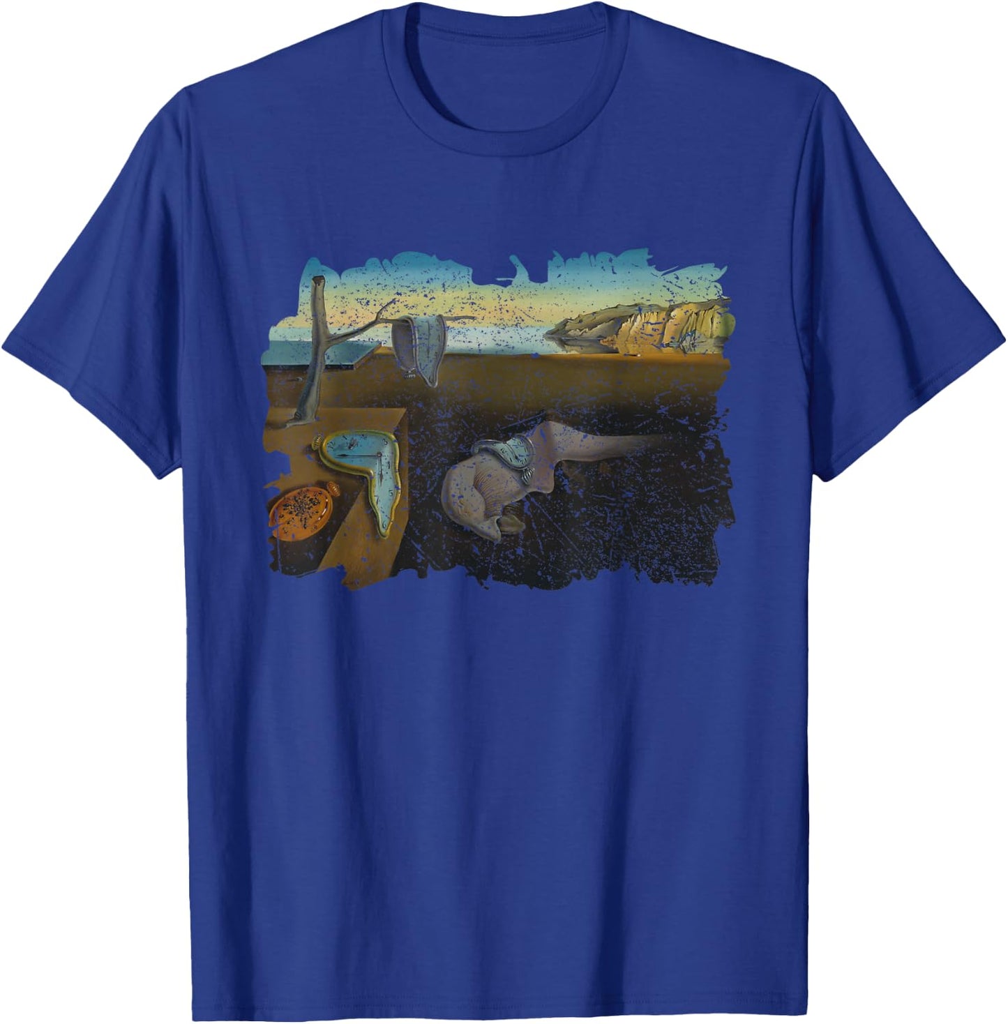 The Persistence of Memory of Famous Painting T-Shirt - T-Shirt | Royal