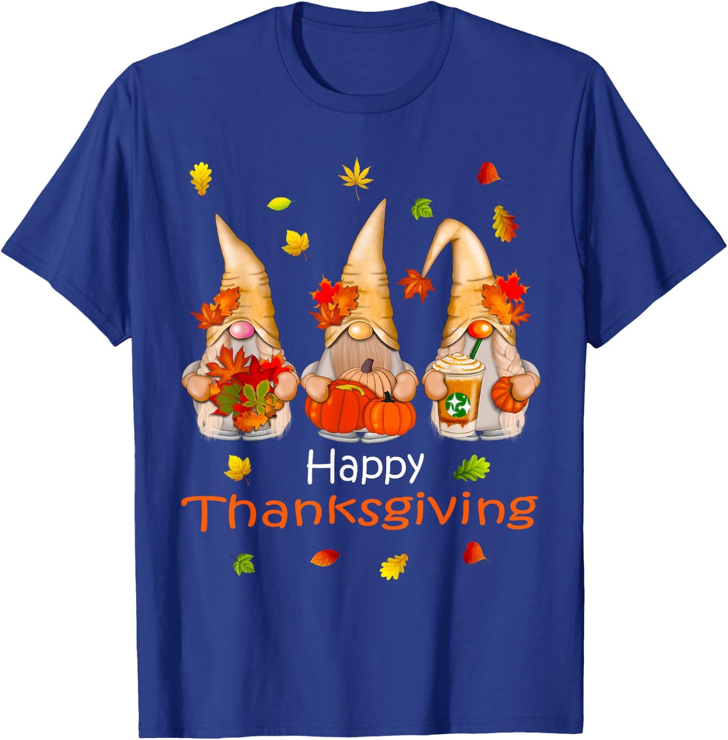 Funny Thanksgiving Shirts Gnome - Gnomies Family T-Shirt - T-Shirt | Royal