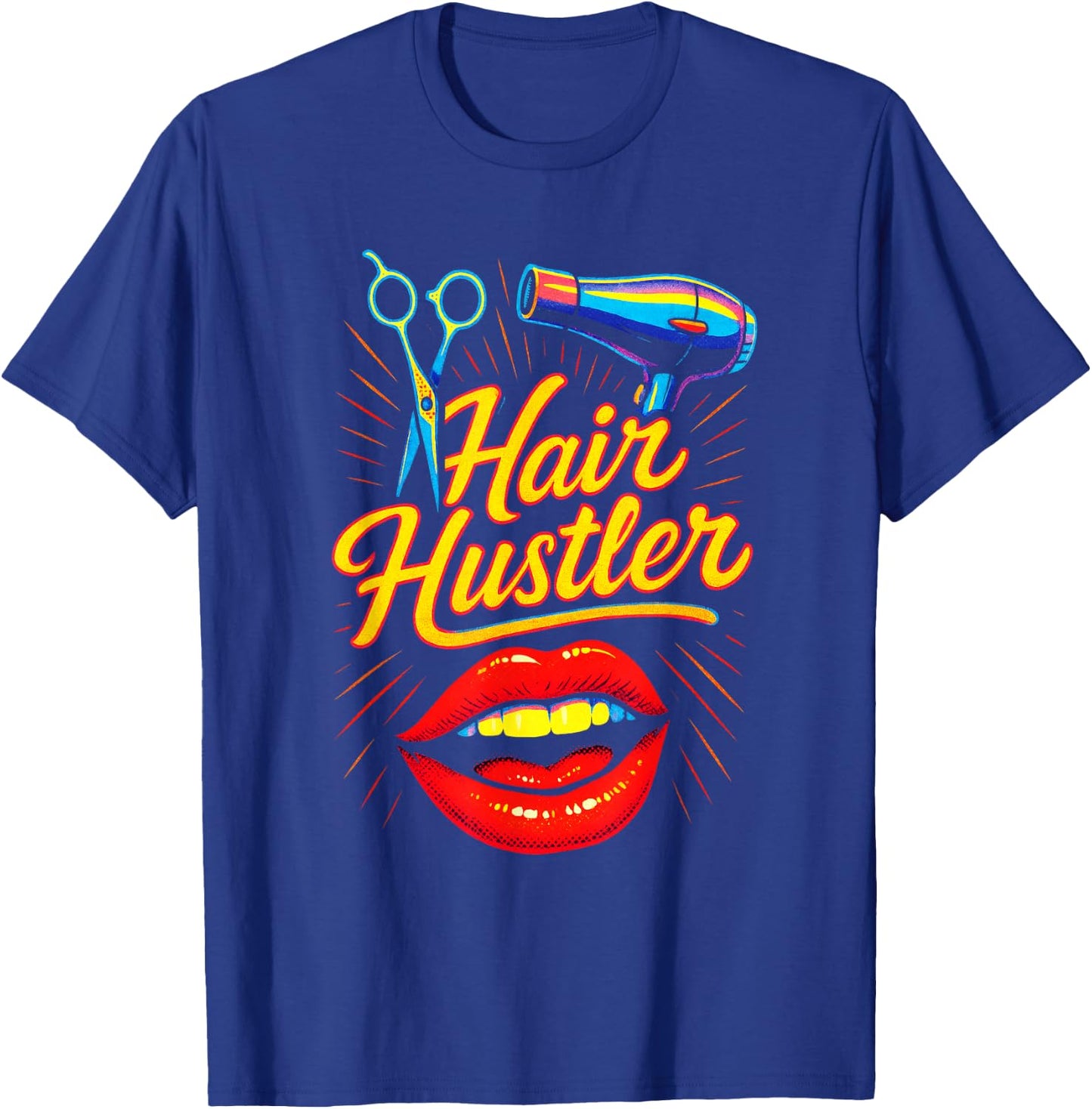 Hair Hustler - Stylist Salon Beauty Professional T-Shirt - T-Shirt | Royal