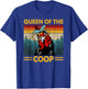 Queen Of The Coop Vintage Chicken Lady Sunglass T-Shirt - T-Shirt | Royal