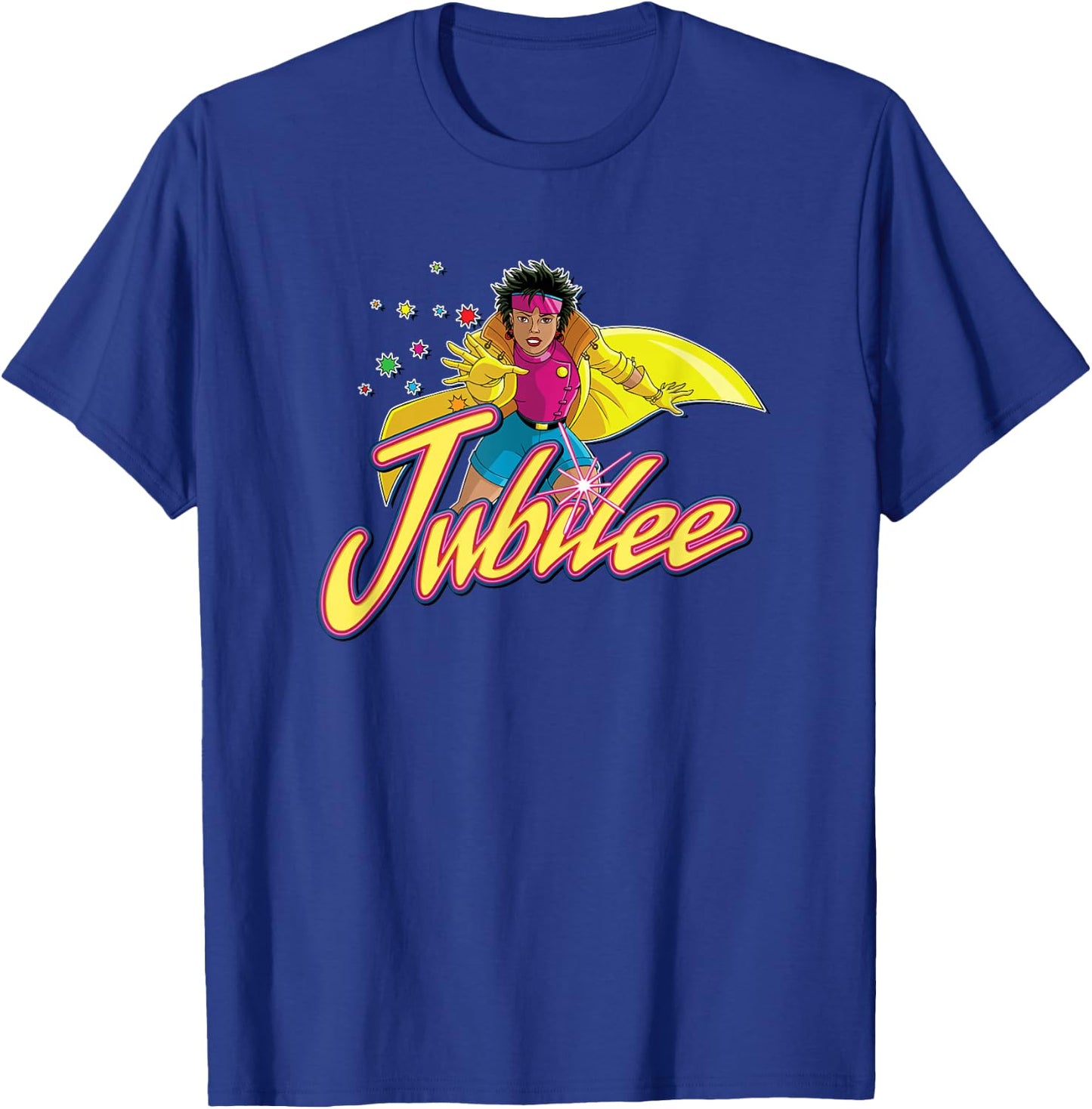 Marvel X-Men Jubilee Retro 90s T-Shirt - T-Shirt | Royal