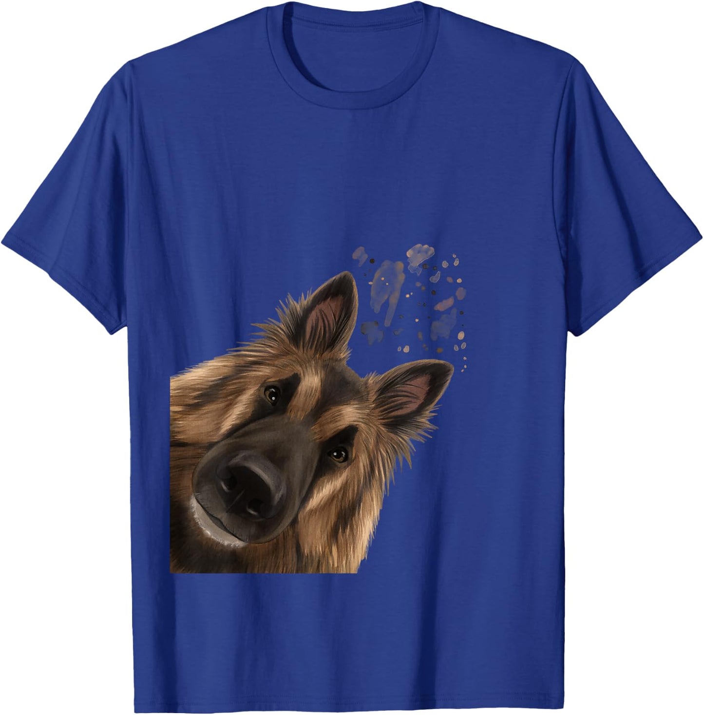 Funny Curious Belgian Shepherd Dog Tervuren T-Shirt - T-Shirt | Royal