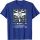F-22 Raptor Blueprint Technical Schematic - Aviation Art T-Shirt - T-Shirt | Royal