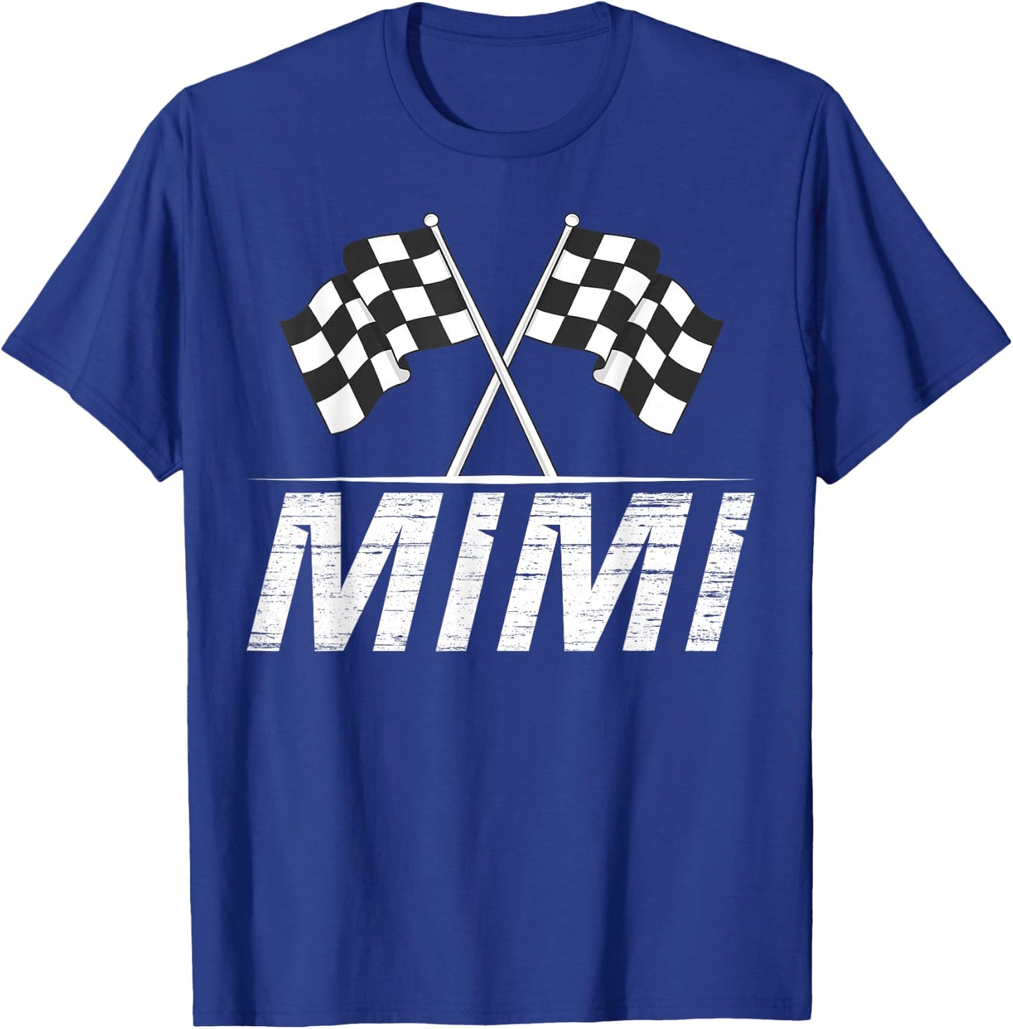 Race Car Birthday Party Racing Family Mimi Pit Crew T-Shirt - T-Shirt | Royal