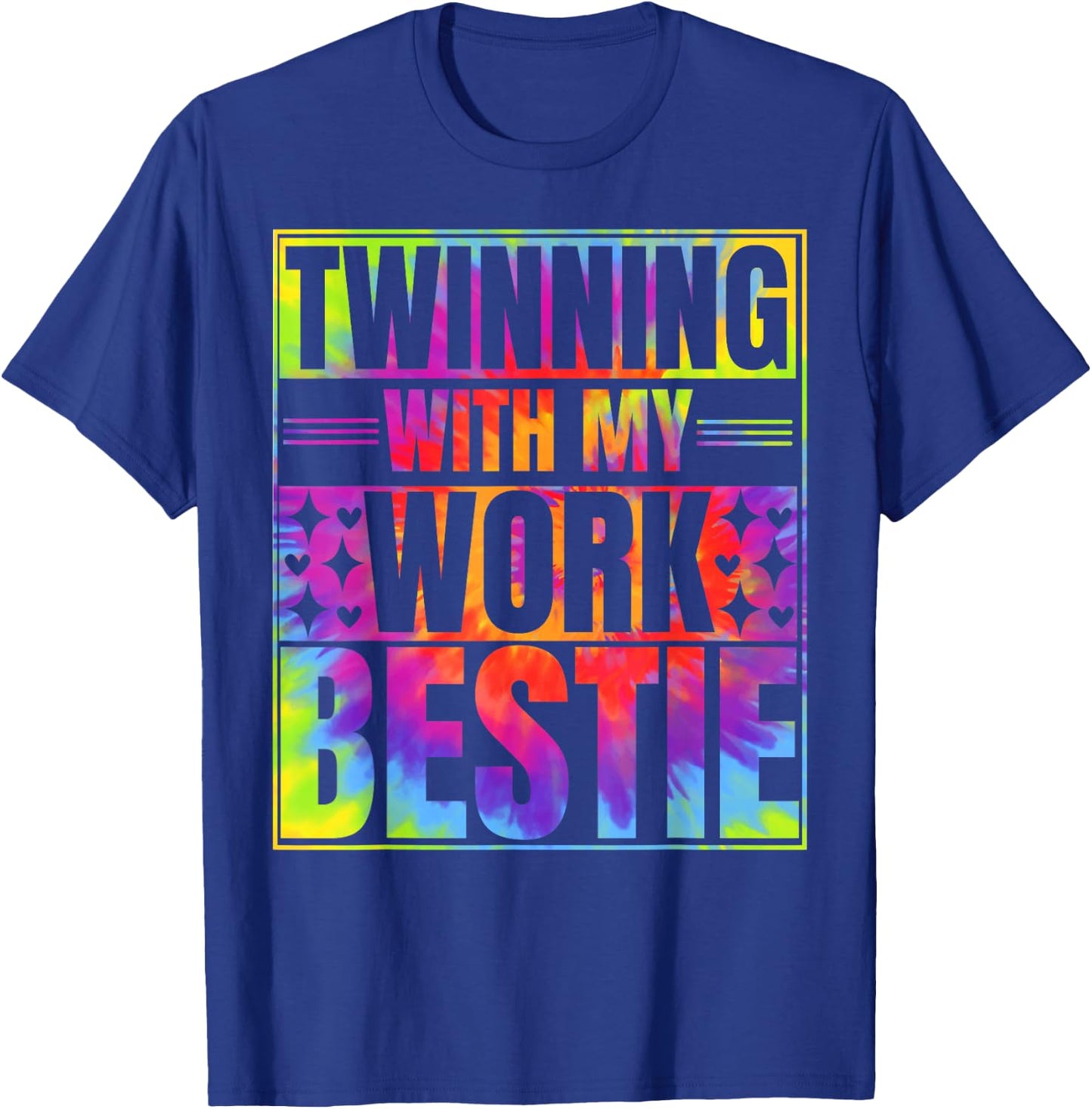 Twinning With My Work Bestie Spirit Week Best Friend Twin T-Shirt - T-Shirt | Royal