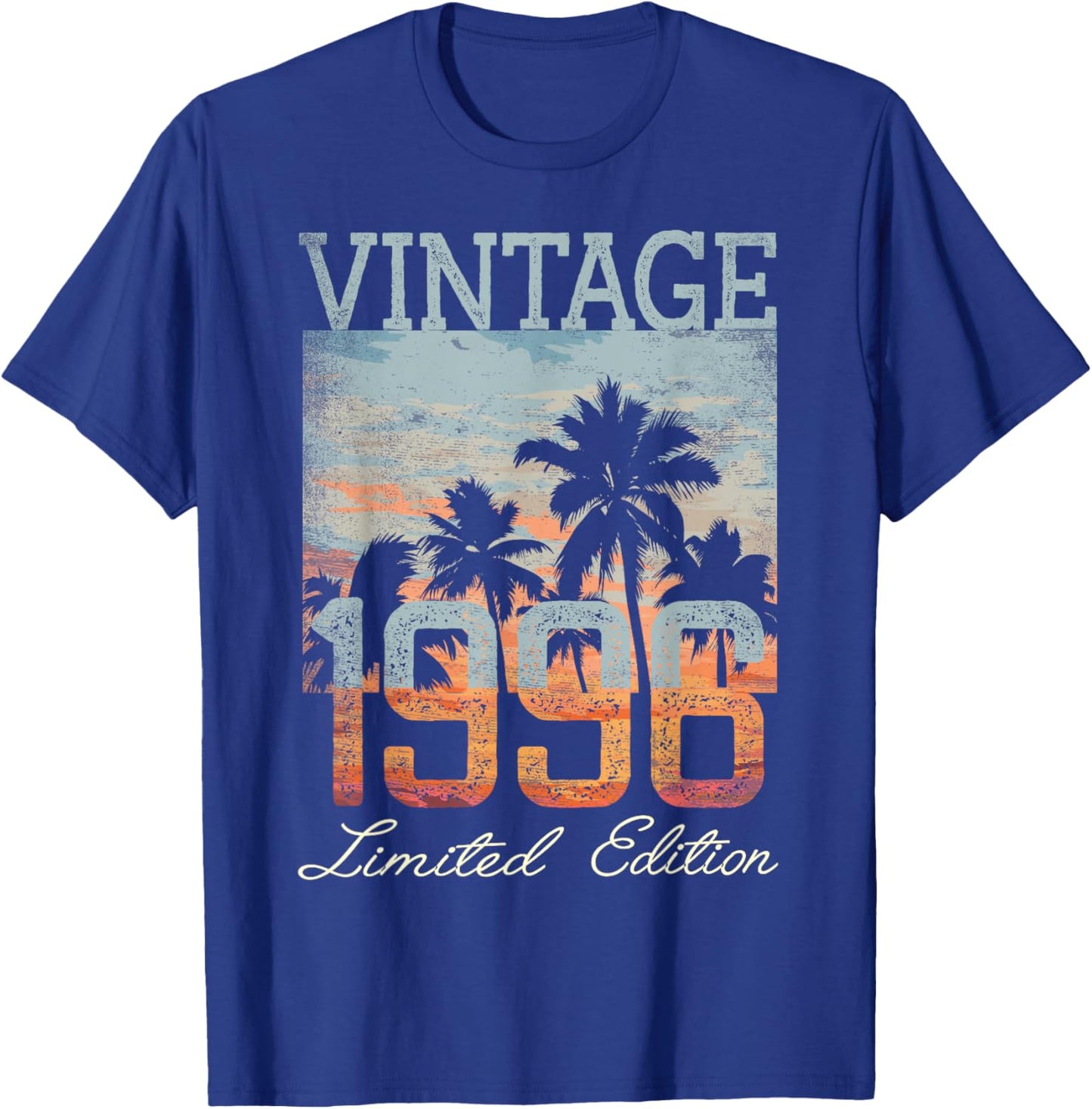 Vintage 1996 Limited Edition 29th Birthday 29 Year Old Gifts T-Shirt - T-Shirt | Royal