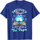 Reading Books Literacy Discover Magic Between The Pages T-Shirt - T-Shirt | Royal