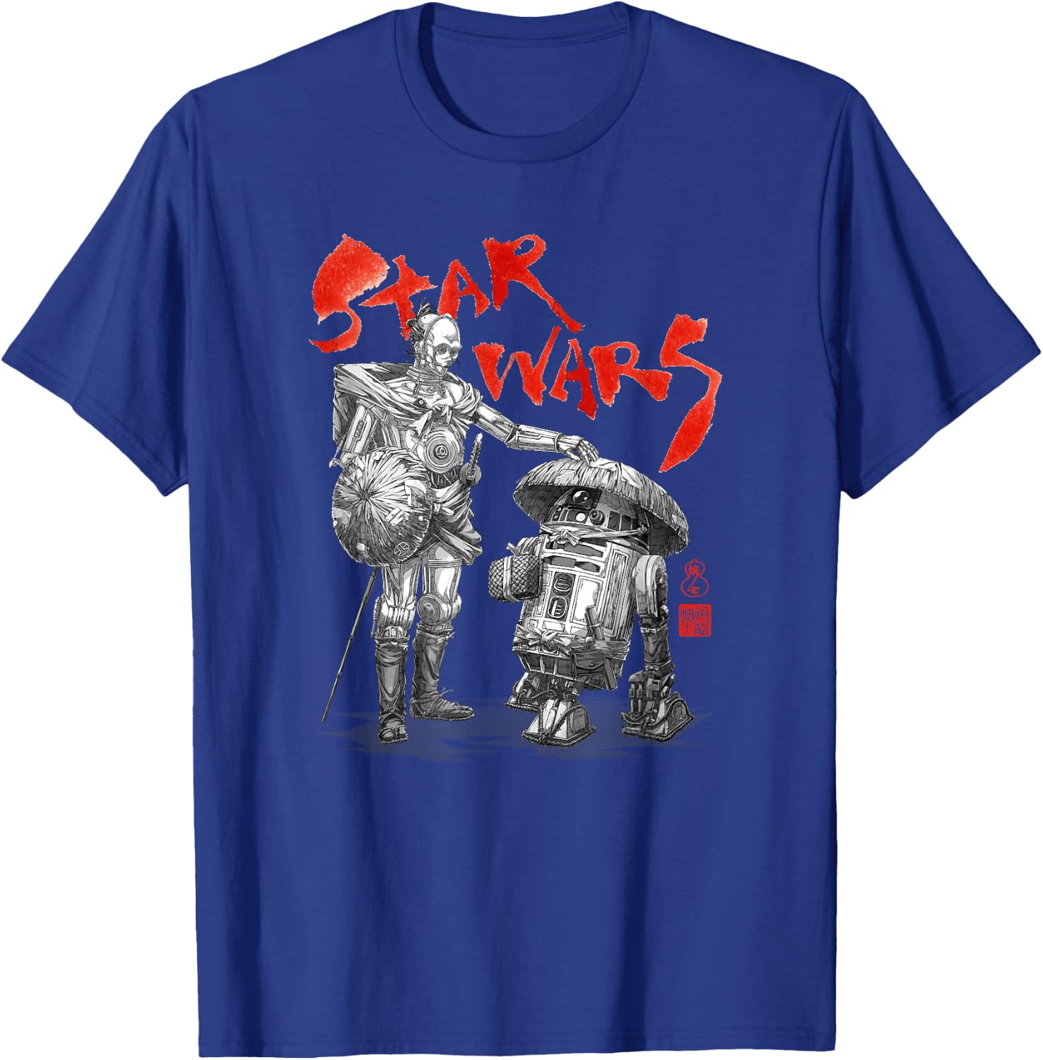 Star Wars Visions Samurai Droids T-Shirt - T-Shirt | Royal