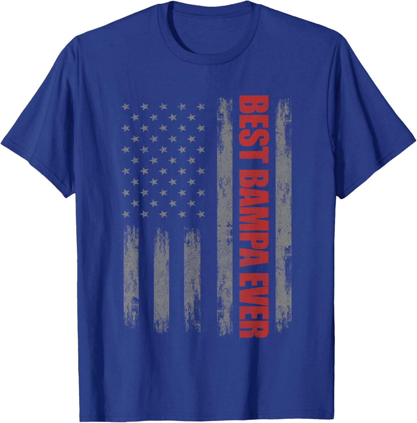 Veterans Day American Flag Bampa Shirts, 4th Of July Grandpa T-Shirt - T-Shirt | Royal