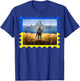 Vintage Ukraine Postage Stamp Flag Pride T-Shirt - T-Shirt | Royal