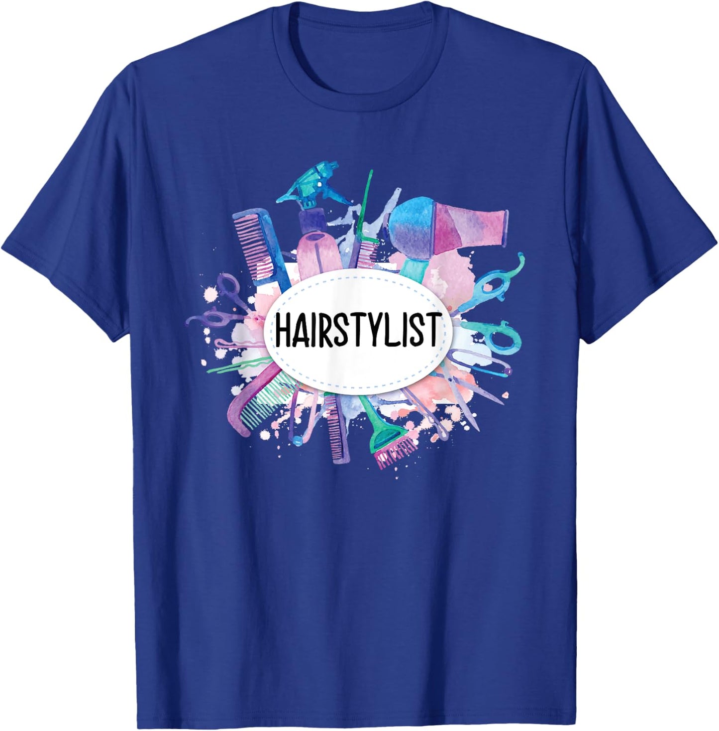 Barber Hairdresser Women Gift Hairstylist T-Shirt - T-Shirt | Royal