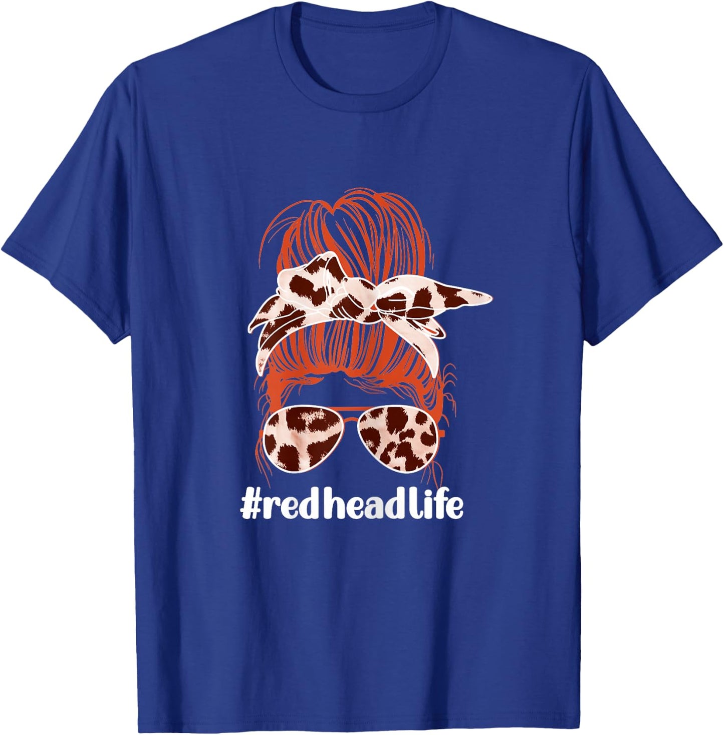 Redhead Life Redhead Life Redhead Red Hair Girl T-Shirt - T-Shirt | Royal