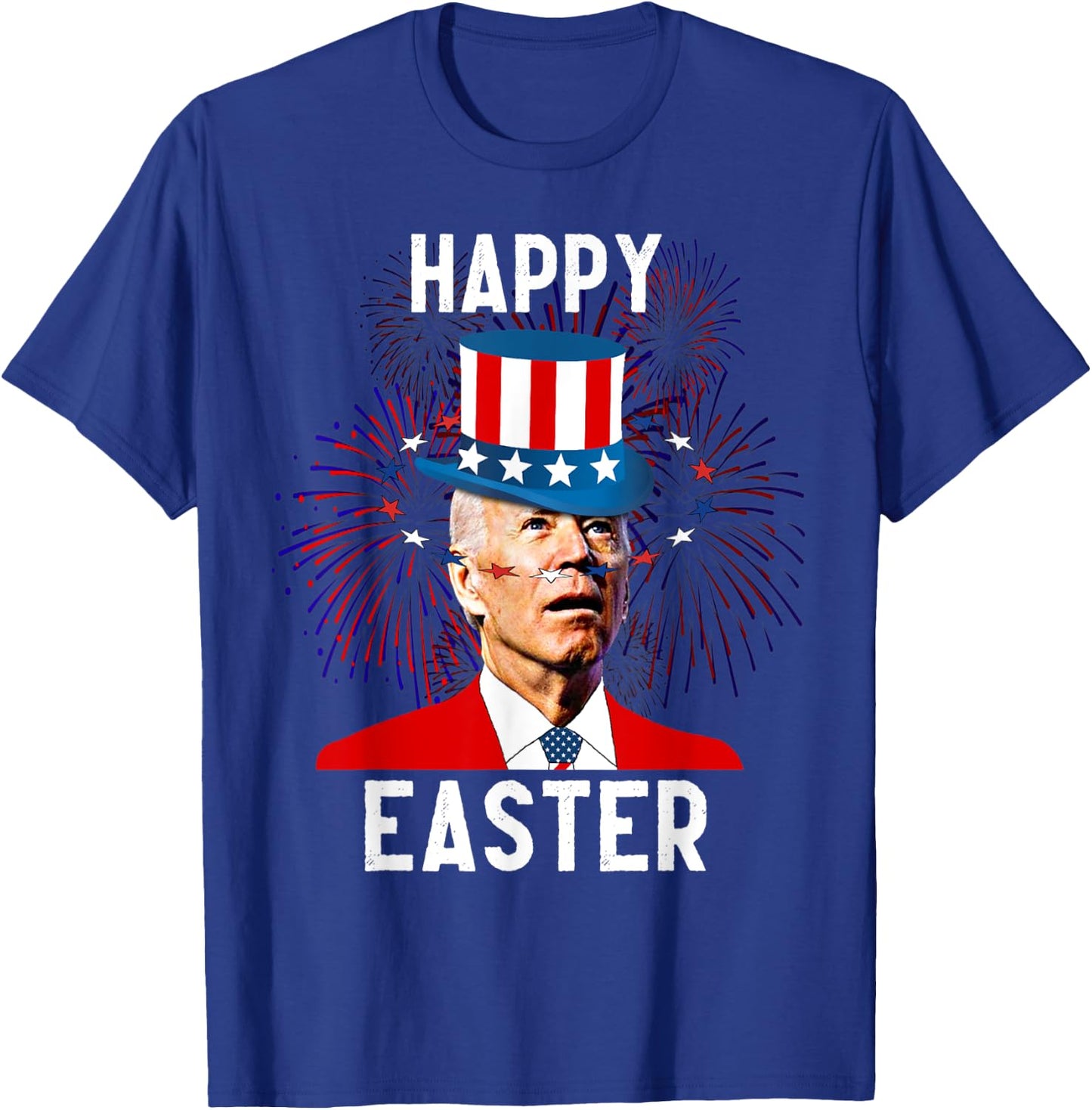 Funny Joe Biden Happy Easter For Fourth Of July T-Shirt - T-Shirt | Royal