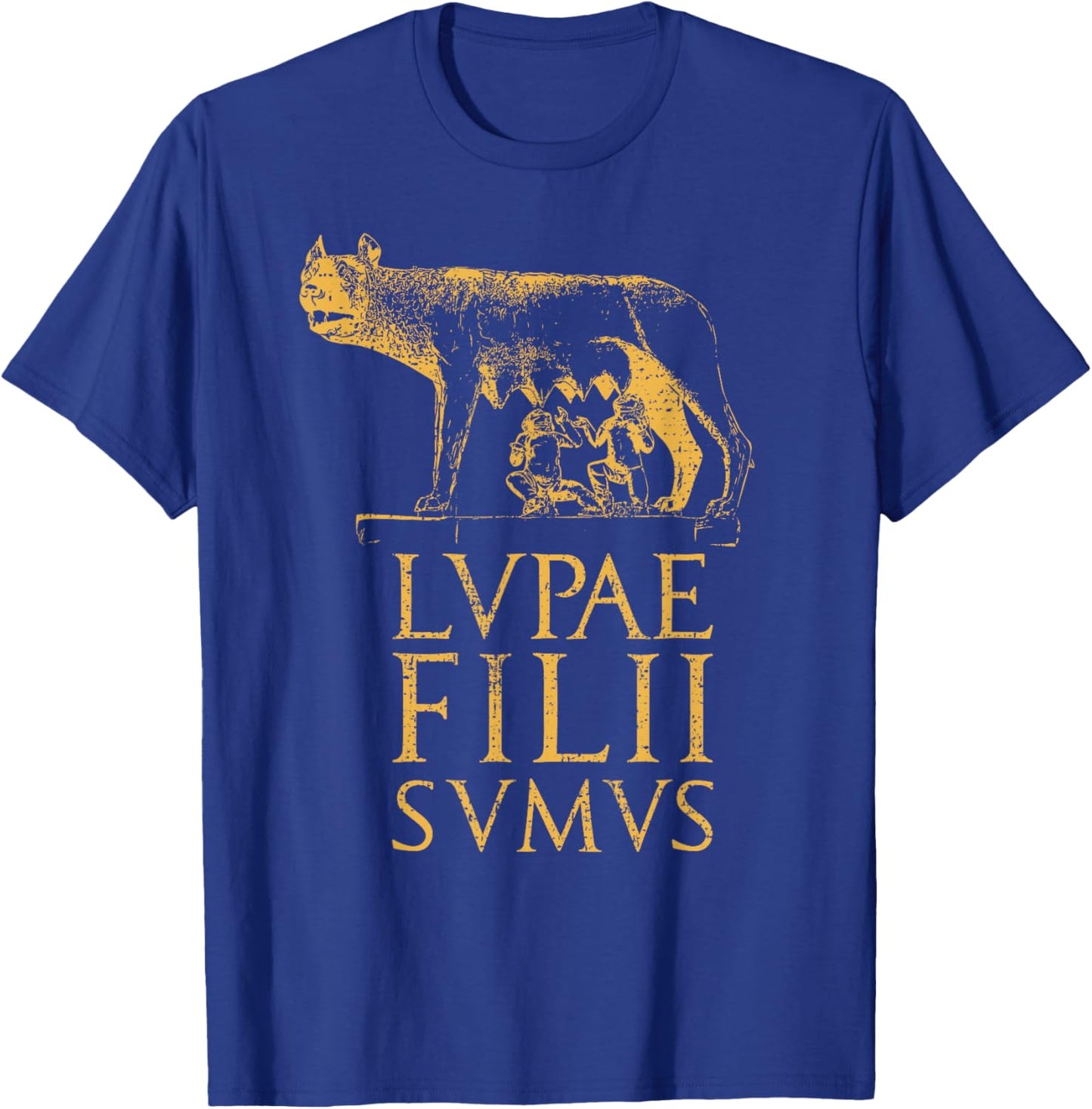 Roman Wolf Ancient Rome Roman Empire Quote T-Shirt - T-Shirt | Royal