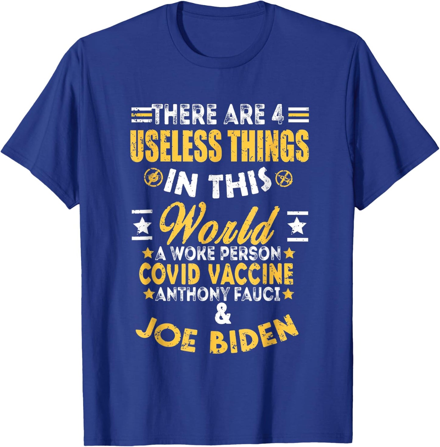 There Are Four Useless Things In This World Quote Funny T-Shirt - T-Shirt | Royal