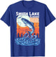 Summer Fishing Retro Sunset Alabama Smith Lake Women Kids T-Shirt - T-Shirt | Royal