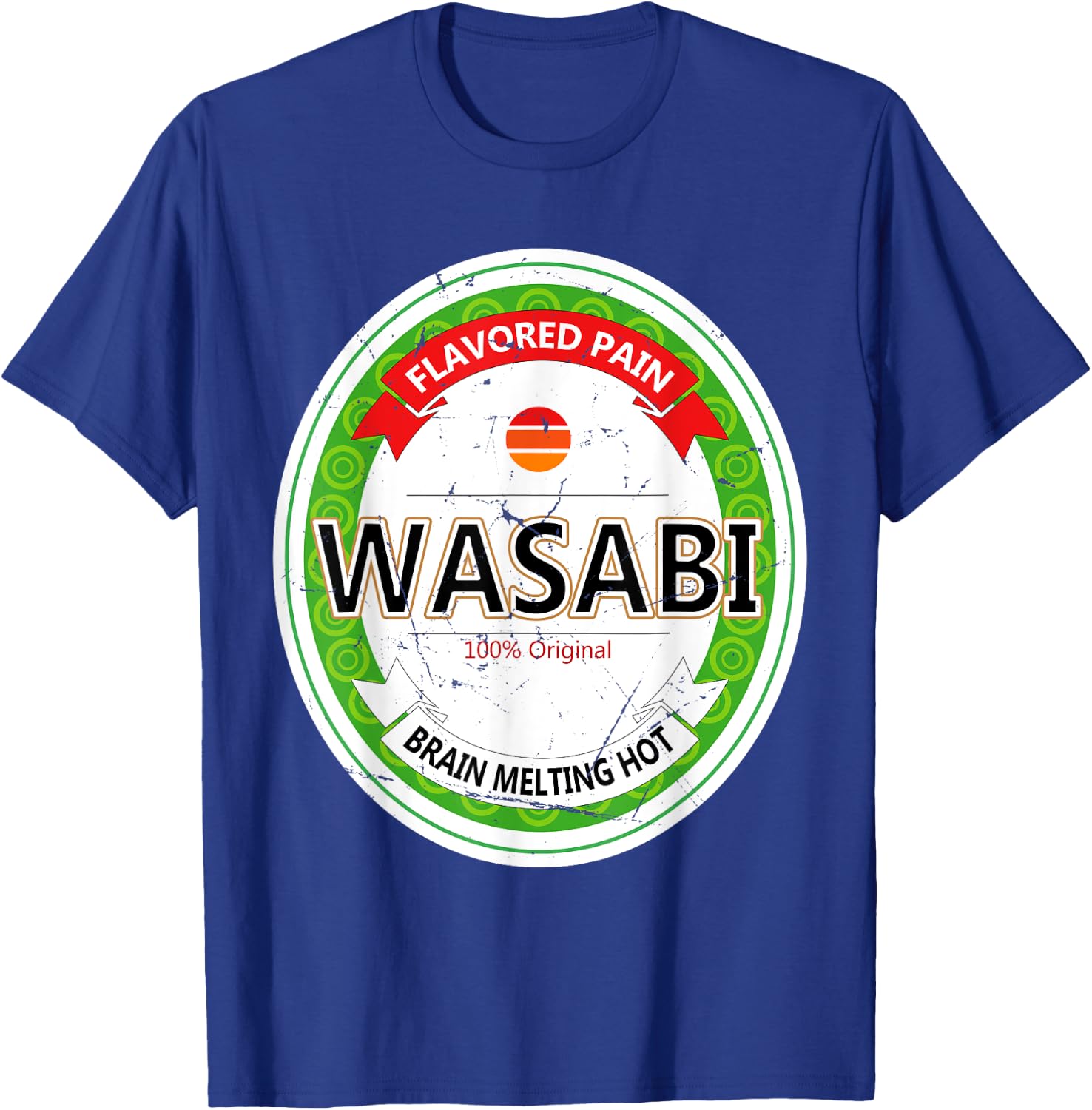 Wasabi Funny Japanese Sushi Condiment Halloween Costume T-Shirt - T-Shirt | Royal