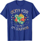 Don't Talk To Me I'm Counting for a Crocheter Crocheting T-Shirt - T-Shirt | Royal