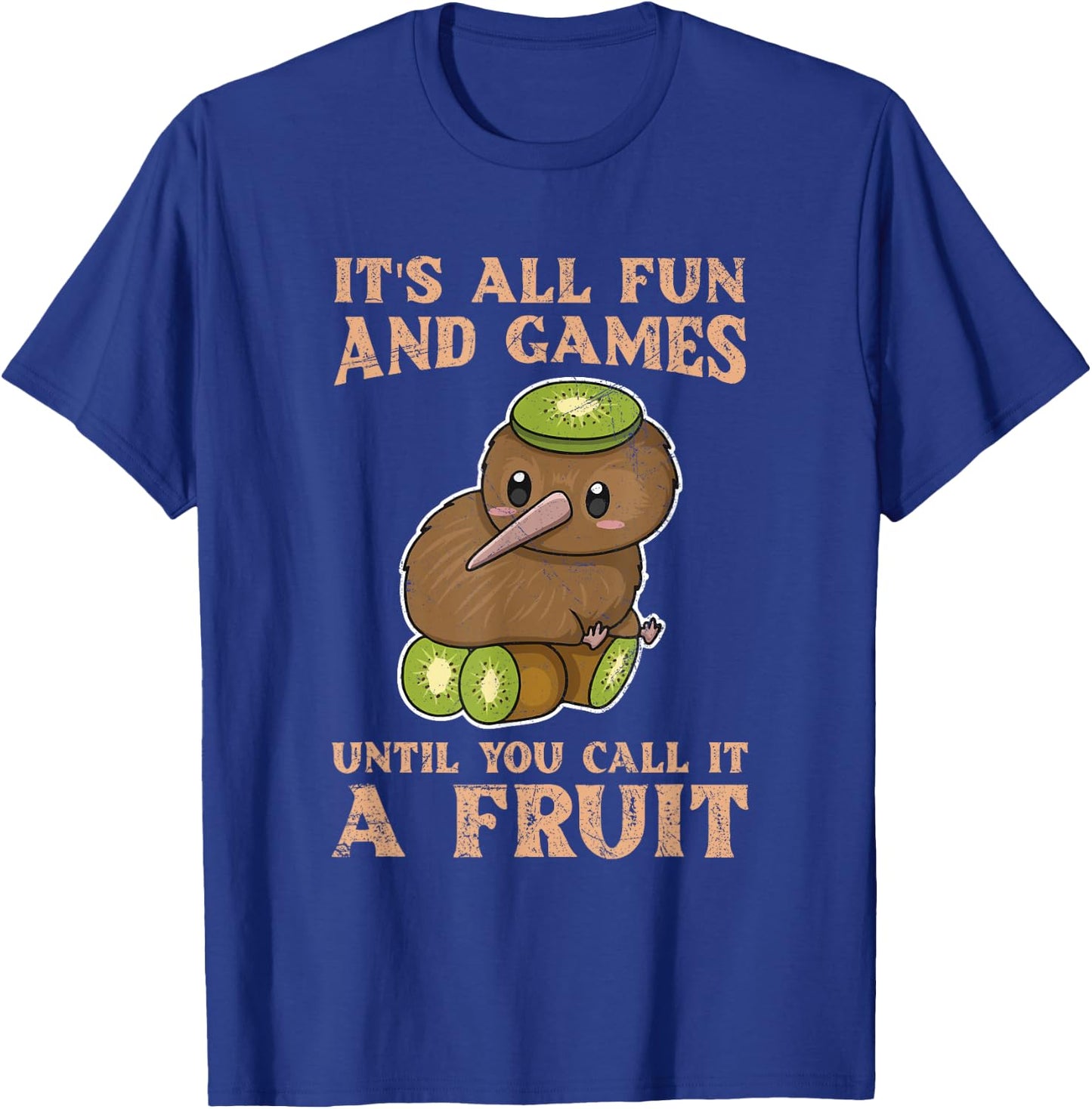 New Zealand Kiwi Bird Quote for a Kiwi Lover T-Shirt - T-Shirt | Royal