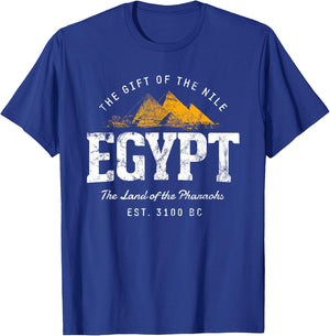Egypt Souvenirs by Treaja Retro Egypt Vintage T-Shirt - T-Shirt | Royal