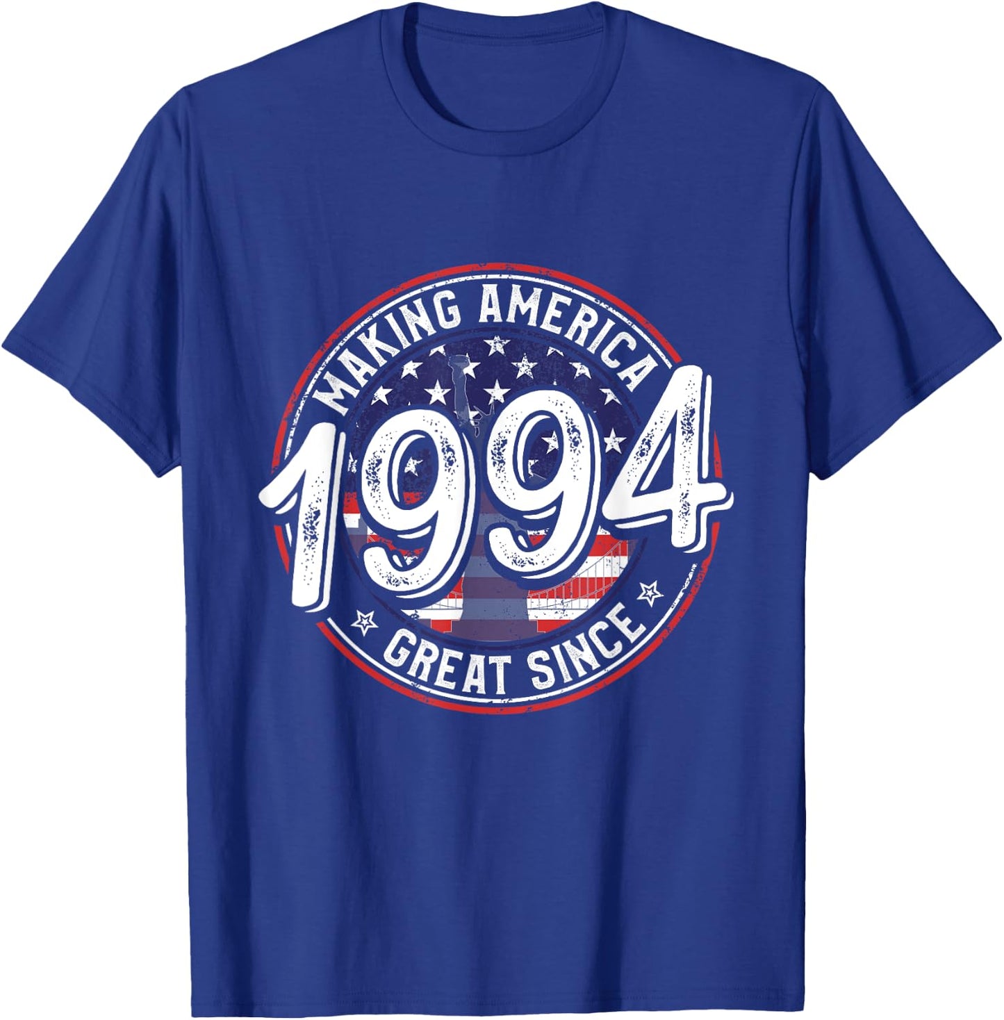 Making America Great Since 1994 American Flag Birthday T-Shirt - T-Shirt | Royal
