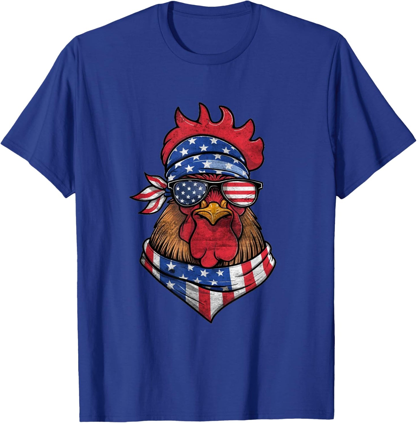 4th Of July Boys Kids Fourth Of July American Bald Eagle T-Shirt - T-Shirt | Royal