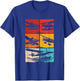 Seaplane Colorful Grid T-Shirt - T-Shirt | Royal